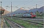 Die von SBB International angemietet 193 475 erreicht mit einer RoLa den Bahnhof von Domodossola.

31. Oktober 2024