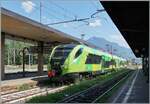 Nicht nur tief im S�den in Sizilien sind die neuen FS Trenitalia Regionalfarben zu sehen, sondern auch Domodossola: Zwar wird die (zur Zeit infolge Bauarbeiten in SEV bedienten) Strecke nach Milano von Trenord bedienet, doch von Novara kommen Trenitalia Regionalz�ge nach Domodossola. Im Bild: Der FS Trenitalia Ale 501 010 Minuetto (UIC 94 83 3501 010-4 I-TI) erreicht als Regionalzug R 11428 von Novara sein Ziel Domodossola. 

17. Juni 2026