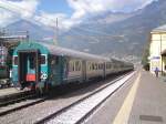 Hier R5426 von Bolzano nach Merano/Meran, dieser Zug stand am 25.9.2009 in Merano/Meran.