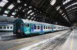 Hier R2015 von Tiano nach Milano Centrale, dieser Zug stand am 21.7.2011 in Milano Centrale.