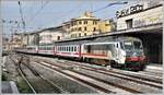 IC501 nach Napoli C. mit E401 042 i Roma Ostiense. (24.02.2020)