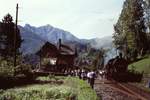 september 1983, 422.009 at Mezzenile, a nice station on the Torino-Ceres line