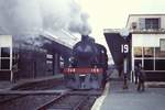 4 dec 1984, 740.135 at Roma Termini during the preparation of a steam special train.