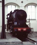 6 may 1984, 741.137 sits at Pietrarsa Museum. It's the second kind of this locomotive, the other is 741.120 now functional for the special steam trains. 