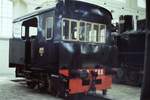 6 may 1984, steam locomotive 800.008 at Pietrarsa Museum, this  cube  locomotive was used for the movement inside the Torino depot.