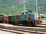 Eine Diessellok der FS am 5.7.2010 in Tirano