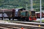 245 2126 am 26.09.2010 beim Rangieren in Tirano