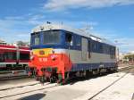 DE 168 der Ferrovie del Sud-Est (FSE) - Ex FS D343.1027 - am 16. Oktober 2012 im Depot in Bari. Die Aufnahme entstand bei einer Depotbesichtigung durch die DGEG.