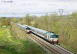 D.445 1130 passes Montebello Due whilst working Regional train 11749, 1210 Firenze S.M.N-Siena, 13 April 2013