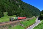 DE 520 005 und zwei 483 am 28.06.2019 bei Brennerbad.