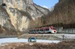 Ein Minuetto im Val di Brenta auf dem Weg von Trento nach Bassano del Grappa; 05.02.2012