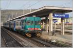 Im Regionalzug von Milano nach Lecce 3.Tag (07.04.2011)  ALn 668 3326 in Avezzano.