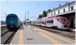 426 096 und MD-Tn 10 in Bassano del Grappa. (15.06.2013)