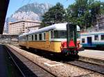 ALn 668 1401 der FS am 17.07.2007 in Lecco am Comersee.