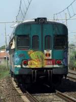 Eine Sonderfahrt in Richtung Livorno durchfhrt San Vincenzo am 26.05.2009.