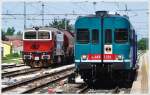 Taucherbrille D 753 007 Sistemi Territoriale und ALn 668 1224 warten in Rovigo. (15.06.2013)