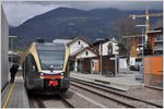 ATR 100-005 der Vinschgerbahn in Mals.