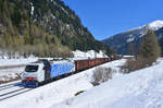 EU43 008 mit DGS 44121 am 30.04.2017 bei Brennero.