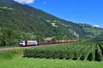 EU43 007 mit GAG 44121 am 08.07.2020 bei Albes.