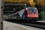 FUC 190 302 h�lt mit dem MI.CO.TRA in Richtung Udine im Bahnhof Ugovizza-Valbruna.