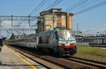 Italien: E 402-037 im Bahnhof Portogruaro Caorle 06.05.2016