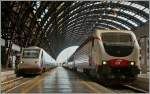 SBB ETR 470 und FS E 402 in Milano Centrale.