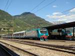 E464 035 in Bahnhof Bolzano/Bozen. 25.07.2010