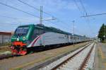 Italien Aus Milano(Mailand) kommend mit E 464 486 endete in Terno Wegen Bauerbeiten an diesem Tag 14.08.2012