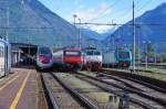 SBB/FS TRENITALIA: Nicht gestellte Fahrzeugparade in Domodossola vom 2.