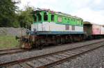 Eine ziemlich desolate E-Lok der Ferrovia Milano-Nord BR E600-2,abgestellt auf einer stillgelegten FMN Strecke bei Malnate.08.09.13