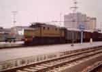 E-Lok der Baureihe E626 im Juni 1988 im Bahnhof Ravenna.