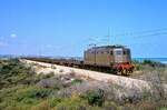 EE636 167 bei Marina die Chieuti am 02.09.1993 mit einem Zug Richtung Sden.