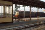 Im September 1986 durchfährt eine E 636 den Bahnhof Verona