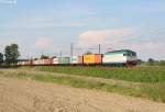 An immaculate E.652 010 passes Borgarello whilst hauling a southbound intermodal train, 26 April 2014