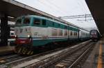 Hier 656-009 mit IC561 von Roma Termini nach Reggio di Calabria Centrale, dieser Zug stand am 24.12.2014 in Roma Termini.