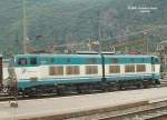 Eine Seitenansicht der Lok 656 172 am 29.08.2004 in Bozen Hbf.