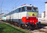 The immaculate E.656 023 stored at Pistoia, 7 Nov 12