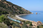 656 028 mit dem IC 730 (Palermo Centrale-Messina Centrale) bei Tusa 4.10.16