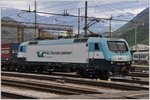 EU43-004RT mit dem Winnerzug in Bozen. (16.04.2016)