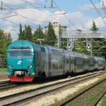 24.8.2014 17:17 FS ALe 426/506 als Regionalzug (R) aus Venezia Santa Lucia bei der Ankunft in Verona Porta Nuova.