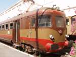 Ale540 030 mit einem historischen Extrazug in Triest Campo Marzio.