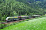 Ein ETR 170 der SAD in Richtung Brenner am 15.07.17 kurz nach Gossensass.