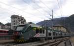 TRENORD ETR425_039+ETR425_063 abfahrbereit im Endbahnhof Tirano der FS als R2563 von Tirano 09:08 nach Milano-Centrale 11:40.