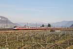 Ein ETR 485 am 07.03.2015 bei Salorno.