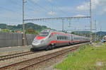 ETR 610 Trenitalia Nr. 4, durchfährt den Bahnhof Gelterkinden. Die Aufnahme stammt vom 16.08.2017.