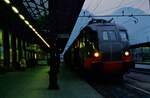 Baureihe ALe 840 der FS im Bahnhof Bozen, 29.10.1985