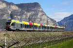 ETR 170 213 am 4.4.26 in der Nähe von Mezzocorona.