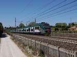 Der ETR 426 039 als Regionalzug am 20.04.2017 unterwegs bei Tagliaferro.