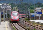 Gleis 2: Einfahrt des Frecciarossa nach Torino P.N. Sapri, 26.4.2026