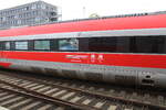 Anschriften am Trenitalia Frecciarossa 400-020 (93 83 3400 120-4 I-IT) als Testfahrt nach G�ttingen, am 09.07.2026 in Hannover Hbf.